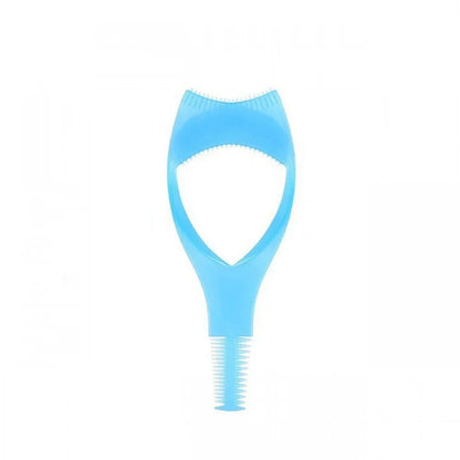 3 in 1 Portable Eyelash Makeup Tool Lash Curler Anti Smudge Mascara Shield Guard Eyeliner Holder Eye Beauty Cosmetic Accessory