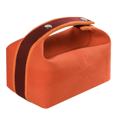 Trendy Large Capacity Cosmetic Storage Bag Portable Handheld Makeup Pouch Canvas Travel Storage Bag Cosmetic Storage