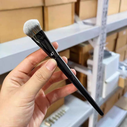 1/2/3Pcs 47 Professional Foundation Brush Angled Cosmetic Tool for Liquid Cream Blending Blush & Makeup Shadow - Broom Design