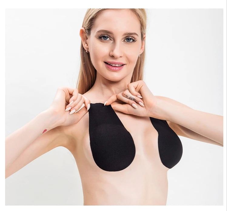 Nipple Cover Silicone Breast Shields Petals Self Adhesive Woman Bust Lift Chest Stickers Invisible Sticky Bra Pasties Booby Tape