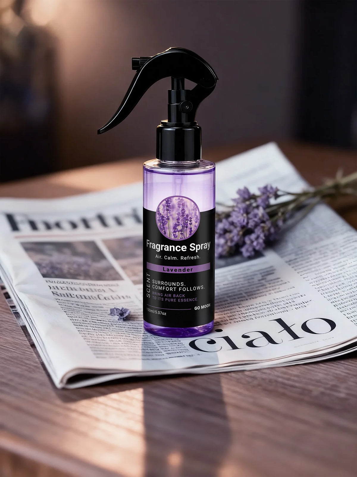 150ml Large-Capacity Fragrance Spray, Home/Car/Clothing Air Freshening Spray, 12 Scents to Choose From