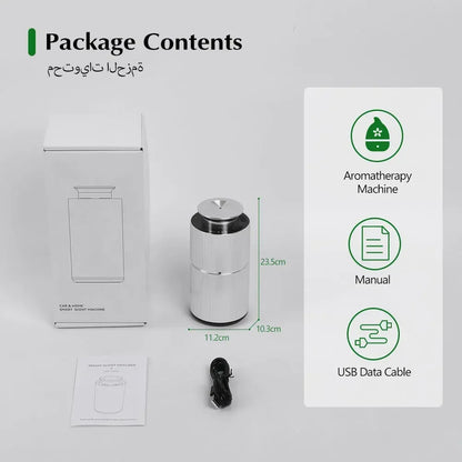 Namste Premium Aromatherapy Diffuser USB Charging Aluminium Alloys Material Aromatic Oil Diffuser Air Freshener Device For Home