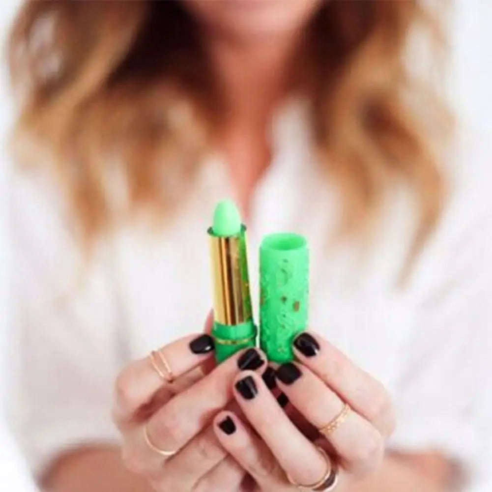 6Pcs/Set Color-changing Lipstick Lip Balm Reduce Lip Lines Repair Long Lasting Moisturizing Velvet Lipstick Exfoliating Lip Base