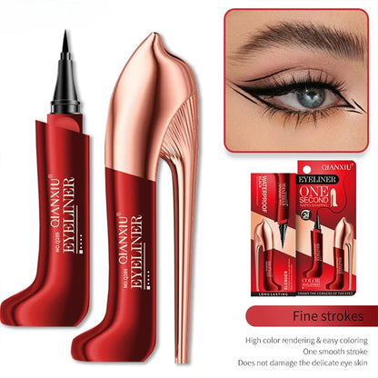 High-heeled Shoes Come with A Black Eyeliner Pen, Which Is Waterproof, Sweat-resistant and Does Not Smudge The Eyeliner.