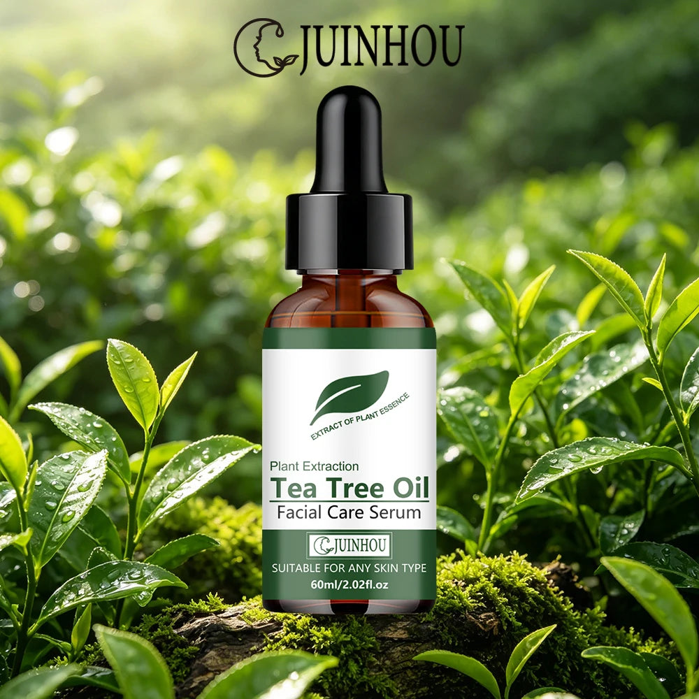 JUINHOU Green Tea Oil Hydration Facial Serum Cleans Brighten Smooth Skin Makes Skin Plump and Elastic Suitable for Everyone