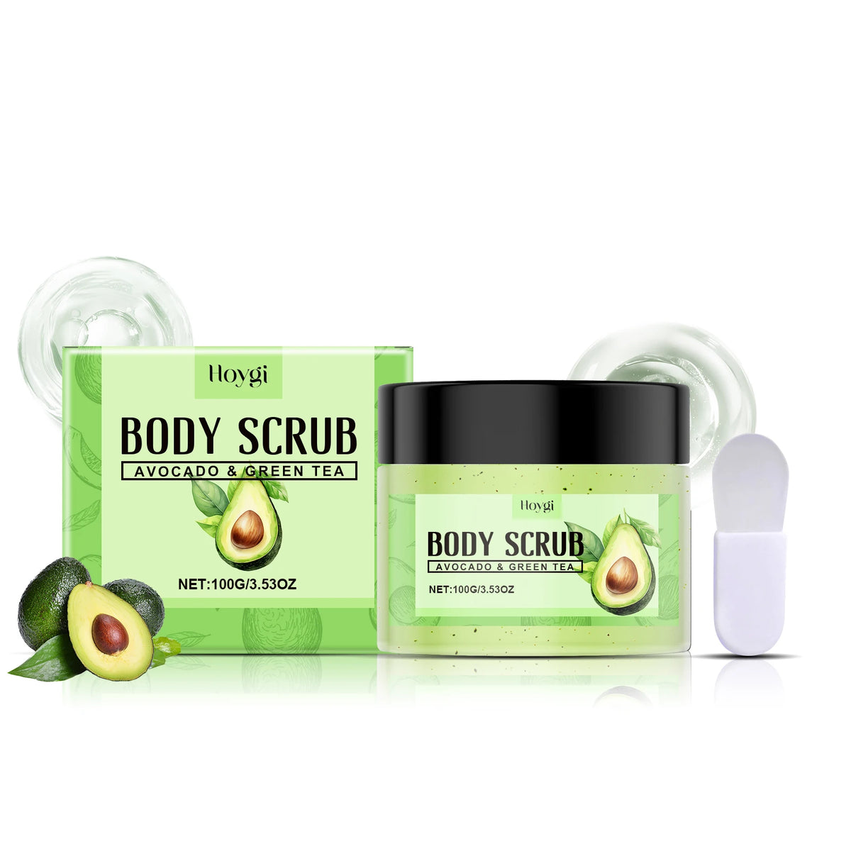 Matcha Body Scrub Gentle Exfoliating Cleansing Pores Effectively Removes Dirt Smooth Skin Nourishing Skin Scrub Nourishing Care