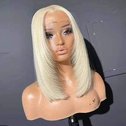 613 Blonde 13x4 Hd Lace Front Wig Layered Straight Natural Hairline Glueless Synthetic High Quality Cheap Lace Wig For Women