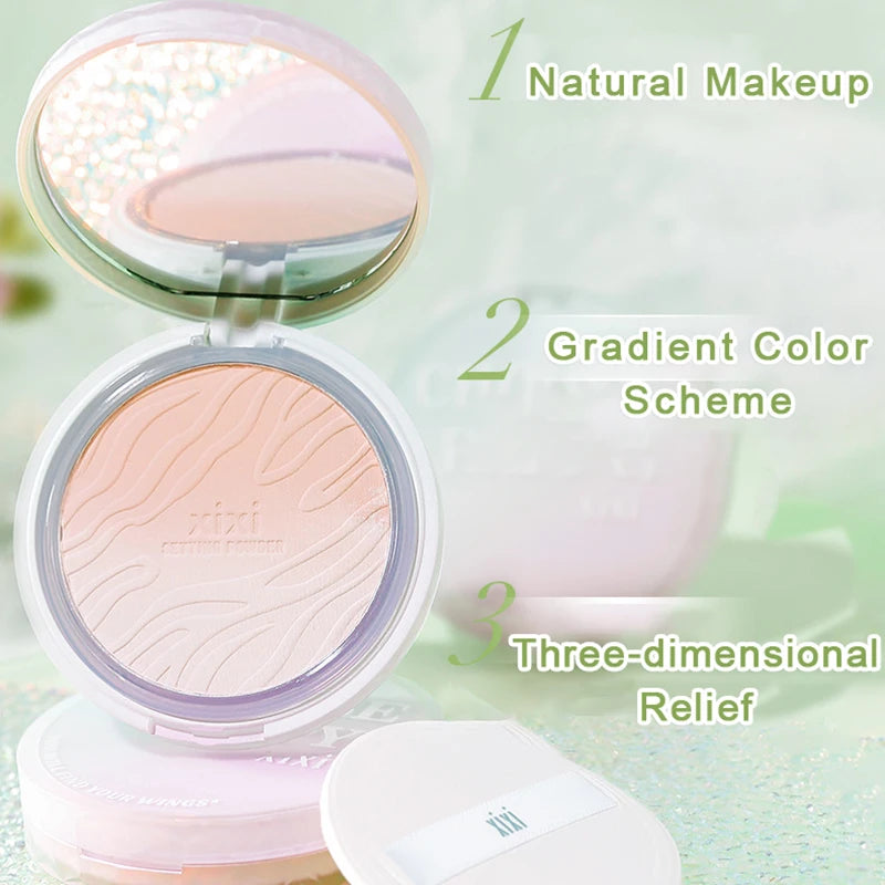 Cloud Soft Focus Compact Powder Matte Lasting Concealer Shading Contour Brighten Setting Powder Translucent Powder Makeup Women