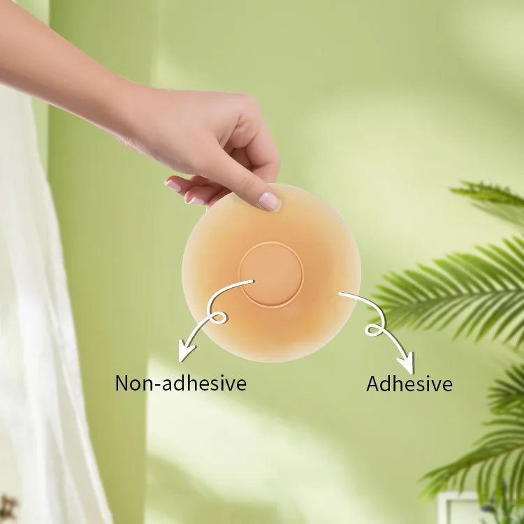 Fashion Silicone Nipple Cover Lift Up Bra Sticker Adhesive Invisible Bras Chest Patch for Women Reusable Chest Breast Petals Pad