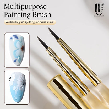 QINGNENGLIANG Nail Art Brush Painting Drawing Pen for Lines Grid Flower Butterfly DIY Multifunctional Manicure Design Tool
