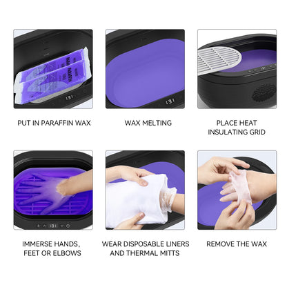 WAXKISS 1200g Paraffin Wax Refill for Paraffin Wax Bath Machine Moisturizing and Skin Softening Hand and Foot Care Wax New Formula for Long-Lasting Warmth Gentle Paraffin Wax Treatment for Smooth and Soft Skin Ideal for Home