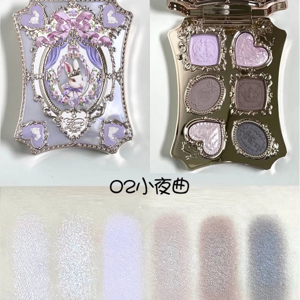 Flowerknows SWEETIE BEAR Eyeshadow Glitter High Pigmented Eye Makeup Palette Eye Shadows Long Lasting Matte Shimmer Gift Kit