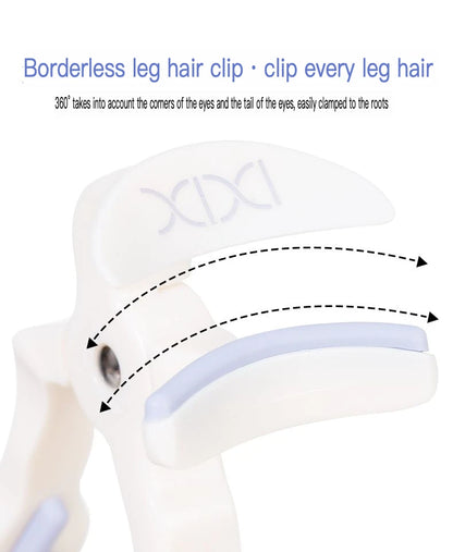 XIXI Bezel-Free Wide-Angle Eyelash Curler for Permanent Styling No Flesh Swelling Beginner-Friendly Eyelash Curler