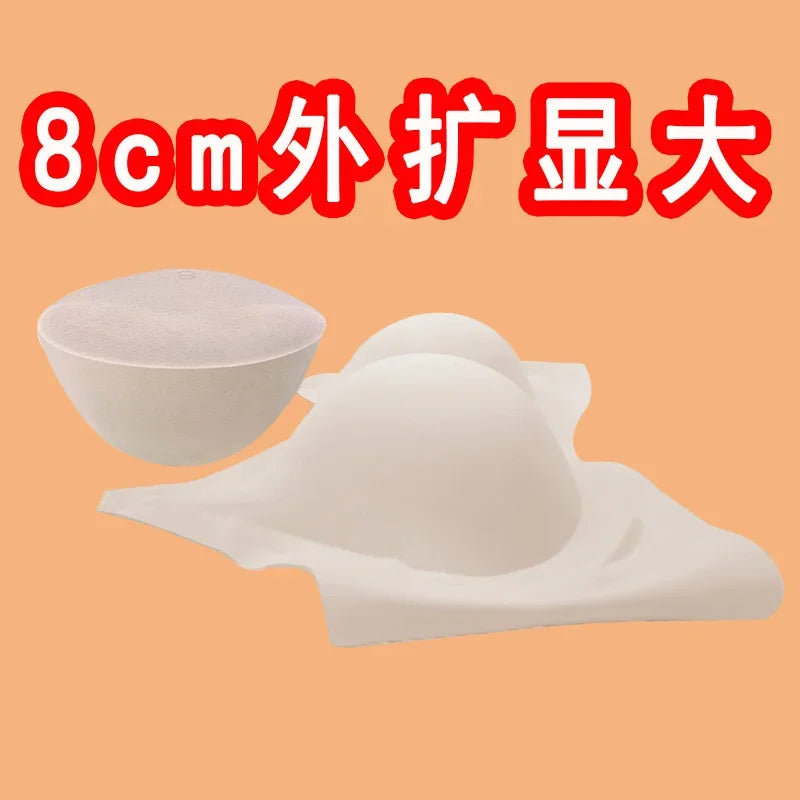 8CM Thicken Push Up Bra Pads Removable Breast Enhancer Inserts for Bikini Swimsuit Lingerie Chest Lift Padded Inserts Accessorie