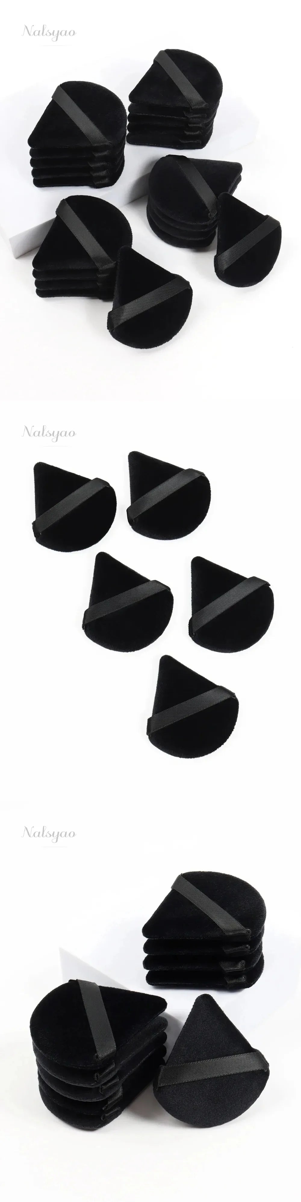 Velvet Triangle Makeup Sponge Soft Foundation Blender Puff Face Powder Puff Cosmetic Mixer Beauty