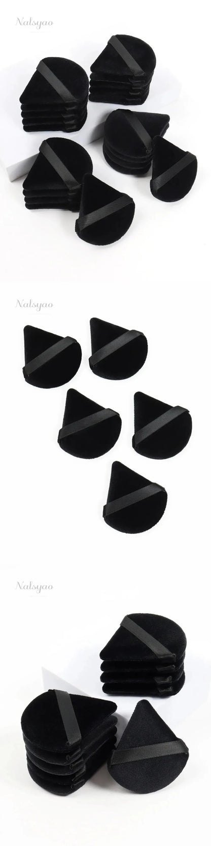 Velvet Triangle Makeup Sponge Soft Foundation Blender Puff Face Powder Puff Cosmetic Mixer Beauty