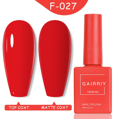 Gairriy Nails Polish 120 Colors/set Red Black Color Nail Polish 15ml UV Permanent Seedling Varnish Hybrid Nail Art Salon Glitter