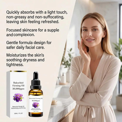 Natural Bakuchiol Facial Oil Deep Nourishing Elasticity Repair Skin Serum Hydrating Brightening Anti Wrinkle Skin Care 30ml