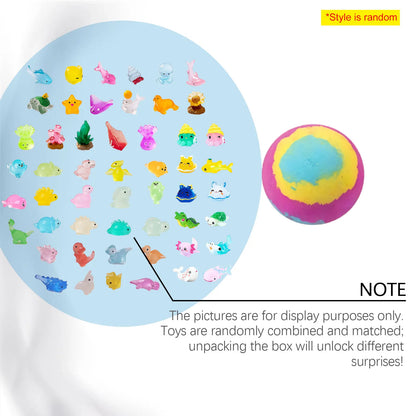 Kids Bath Bombs Balls Deep Cleaning Moisturizing Refreshing Skin Stress Relief Easy to Rinse Non-irritating Sea Salt Bath Bombs