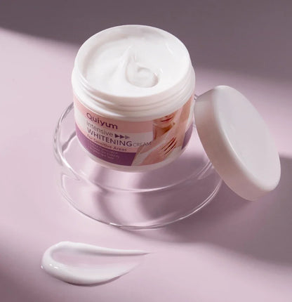 Quiyum Intensive Whitening Cream For Sensitive Areas Underarm Armpit Elbow Knee Private Parts Skin Lightening Brightening 30g