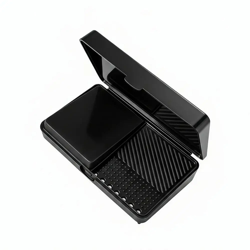 Makeup Brush Cleaning Soap Box Portable Mini Washboard Makeup Brush Cleaner With Soap For Easy Cleaning Brushes Washing Tools