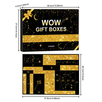 Girls Makeup Advent Calendar Surprise Blind Box 24pcs Skin Care Products Gift Box Christmas Countdown Calendar Beauty Care Set