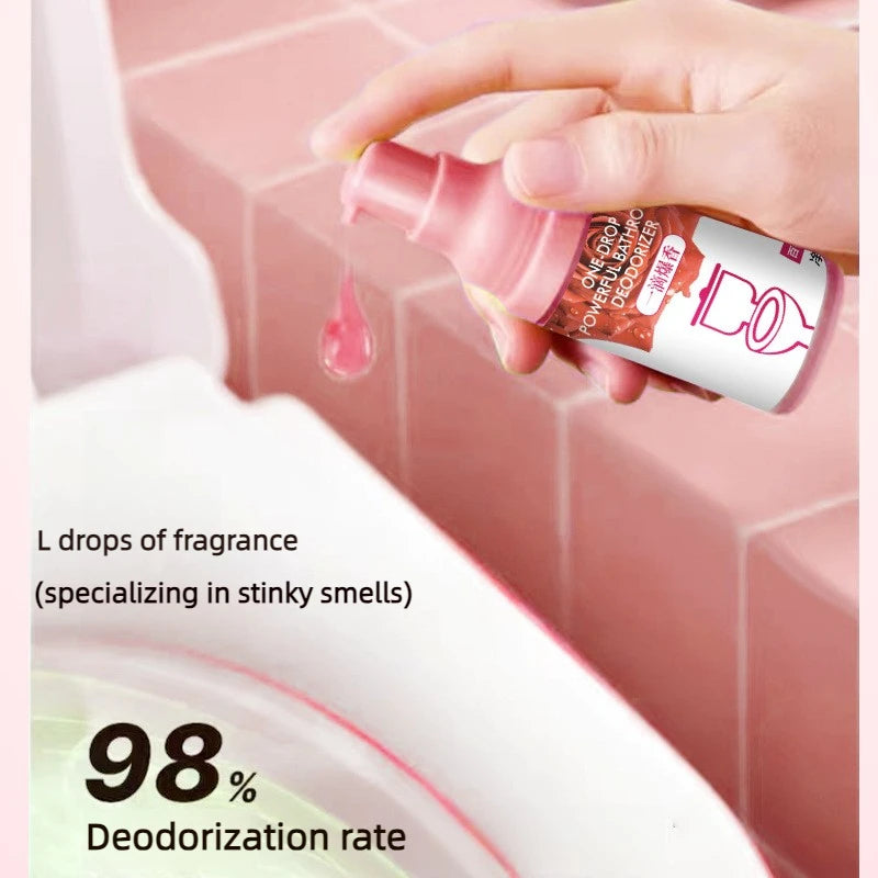 1/2/3Pcs Toilet Sterilization Deodorizer Odor Removal Fresh Toilet Aromatherapy Air Freshener for Floors Sewers and Trash Cans