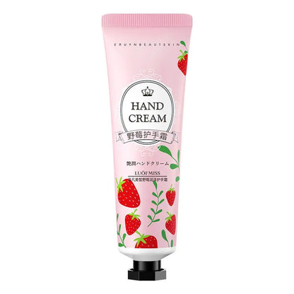 Plant Fruit Hand Cream 30g Natural Fragrance Moisturizing Hand Lotion for Dry Cracked Hands, Deep Repair Smooth Hand Care Cream
