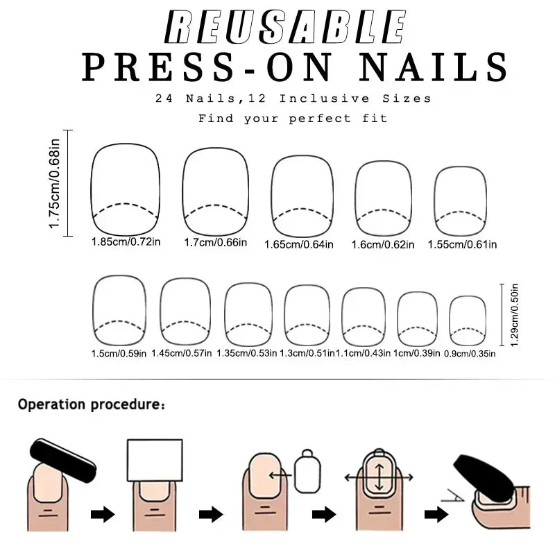 24Pcs Short Oval Press-On Nails - Cute Gingerbread & Candy Cane Christmas Designs, Perfect for Holiday Parties for Women&Girls