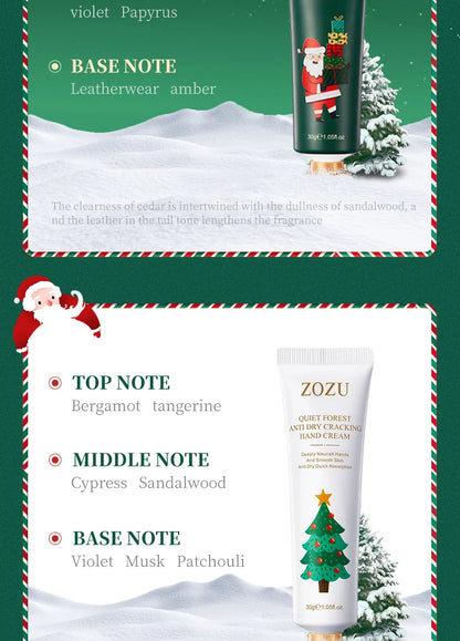 5pcs/Set Christmas Gifts Hand Cream Sets Moisturizing Refreshing Handcream Nourishing Beauty Hands Creams Skin Care Products