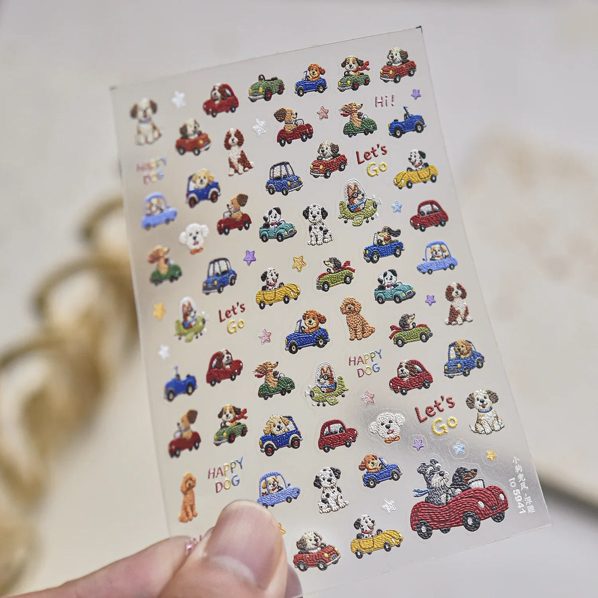 Cute Cartoon Christmas 5D Nail Stickers Red White Candy Cane Mint Cookie Gingerbread Man Snowflake Self Adhesive Nail Decals