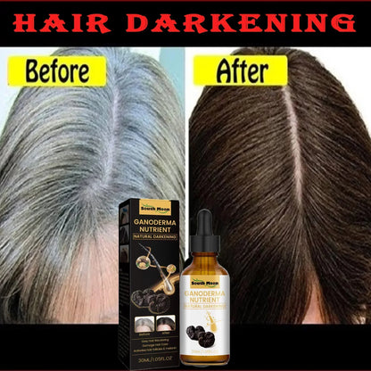 Gray White Hair Treatment Serum Liquid White To Black Natural Color Repair Nourish Product Anti Loss Hair Care Men Women