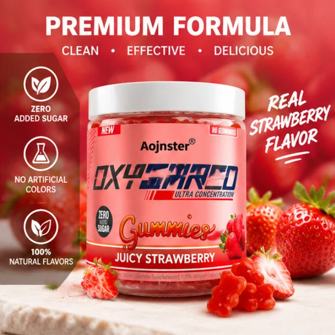 L-Carnitine Tartrate Gummies, Juicy Strawberry Flavor, Zero Added Sugar, 80 Count, Dietary Supplement for Adults
