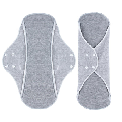 2PCS Large Reusable Graphene Incontinence Pads Heavy-flow Menstrual Cotton Panty Liner Cloth Tampons Urinary Sanitary Pads