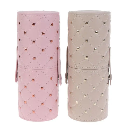 1Pcs Diamond Square Nail Makeup Tool Storage Pen Holder Large Capacity Multi-Functional Makeup Brush Storage Container