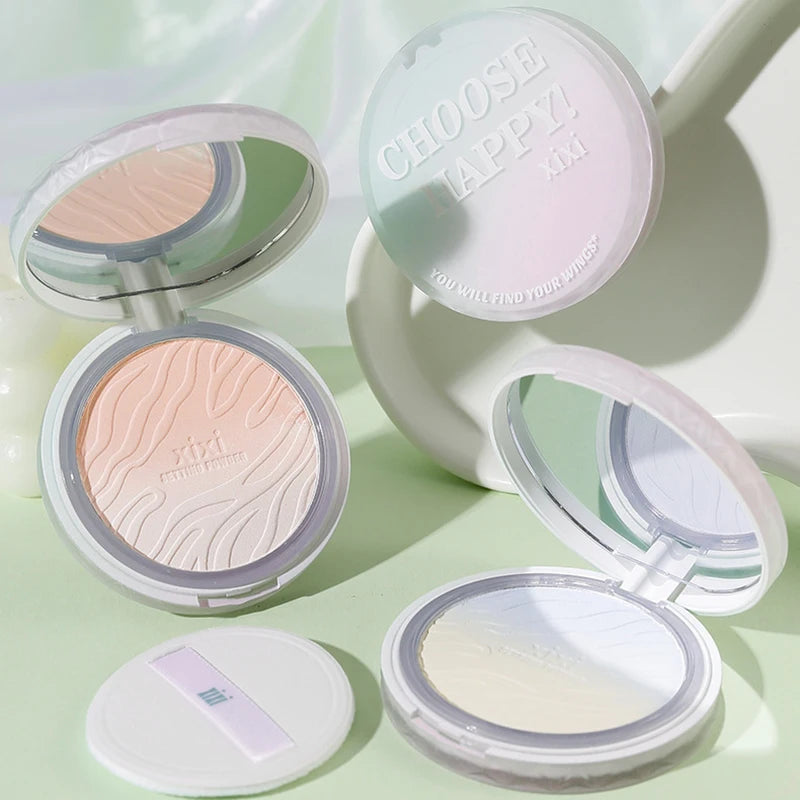 Cloud Soft Focus Compact Powder Matte Lasting Concealer Shading Contour Brighten Setting Powder Translucent Powder Makeup Women