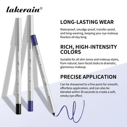 Longwear Eyeliner Smooth Precise Tip Waterproof Smudge-proof Long Lasting Wear Rapid Shaping Soft Mist Makeup Smokey Eyeliner