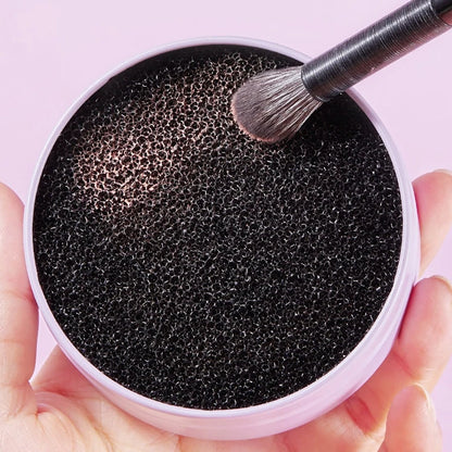 Makeup Brush Cleaning Box Quick Clean Sponge Eyeshadow Brushes Dry Cleaner Cosmetic Wash Clean Powder Tool Makeup Accessories