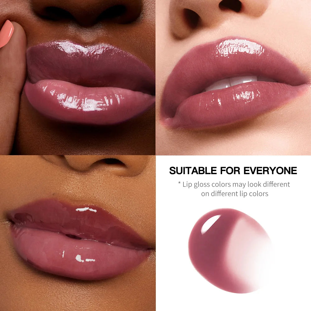 Glossy Non-stick Cup Lip Gloss Moisturizing Mirror Lipgloss Lasting Color Plumping Lip glaze Dye Lip Liquid Makeup For Women