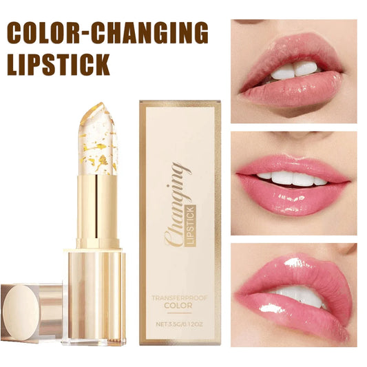 Color Changing Lipstick Deeply Moisturizing and Repairing Chapped Lip Lines Long Lasting 24H Moisturizing Glossy Shine Lip Gloss