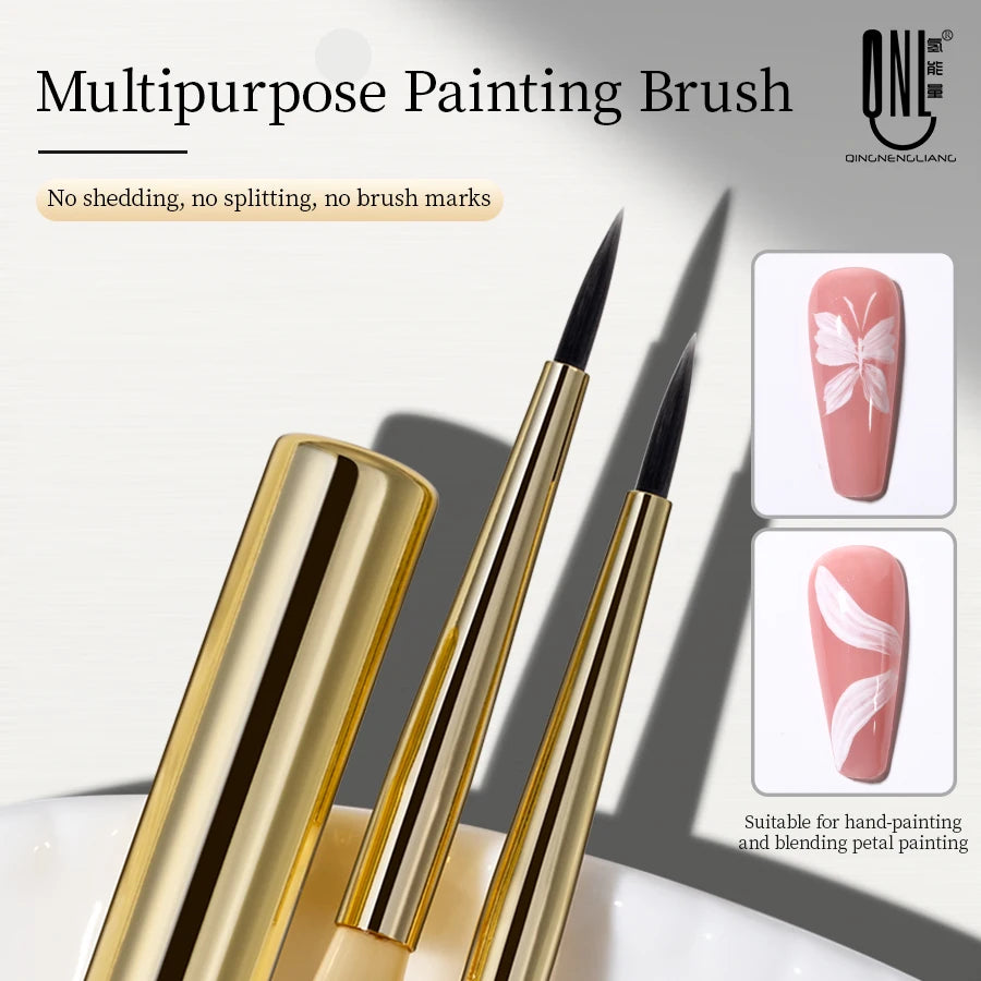 QINGNENGLIANG Nail Art Brush Painting Drawing Pen for Lines Grid Flower Butterfly DIY Multifunctional Manicure Design Tool