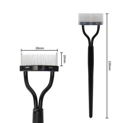 Lash Stainless Steel Eyelash Portable Eyelash Brush Comb Mascara Curl Eye Combing Tools Eyelash Curler Makeup Lash Separator