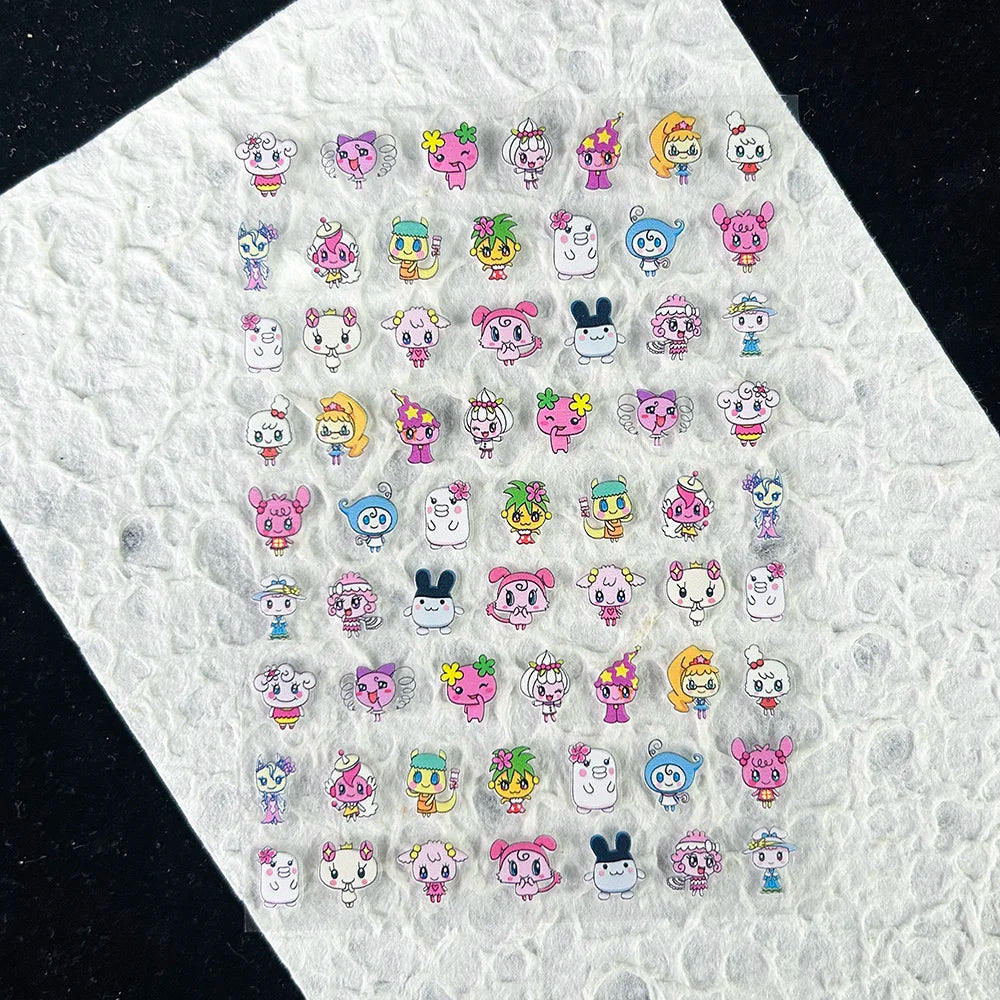 Cute Y2k Stytle Pvc Ancient Small Animals Adhesive Stickers Nail Art Waterproof Diy Charms Loptop Phone Case Scrapbook Sticker
