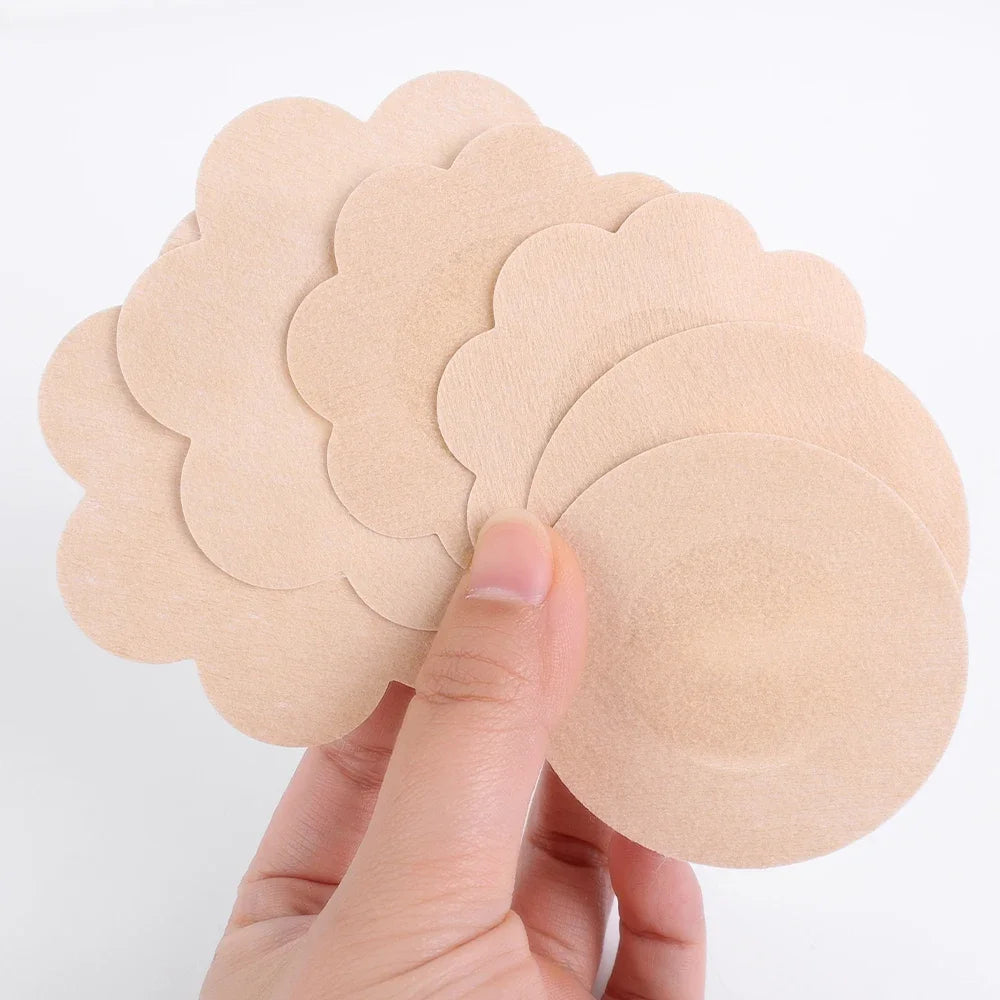50/200pcs Nipple Cover Stickers Women Breast Lift Tape Pasties Invisible Self-Adhesive Disposable Bra Padding Chest Paste Patch