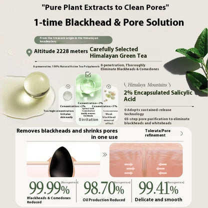 RUYI Purifying & Moisturizing Blackhead Nose Mask, Gentle Deep Clean, Non-Drying Pore Cleanser Blackhead Remover Nasal Mask 100g