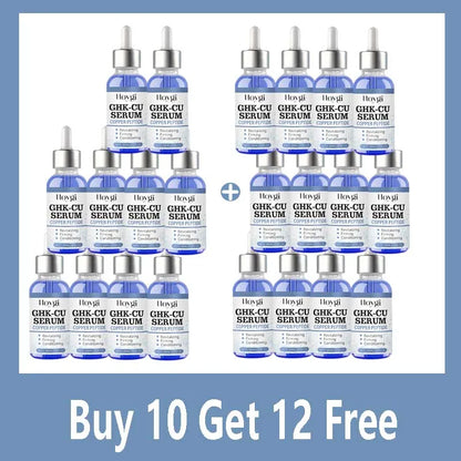 Copper Peptide Serum Anti Aging Face Serum Firming Lifting Fade Fine Lines Pore Shrinking Moisturizer Hyaluronic Acid Skin Care