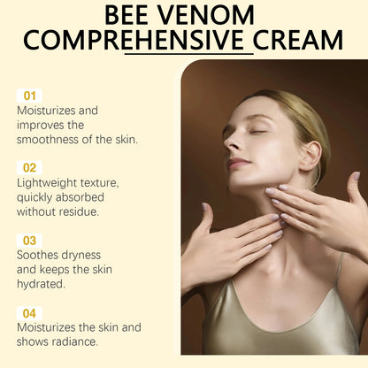 Bee Venom Skin Moisturizer Nourish Dryness Skin Anti Cellulite Firming Brightening Smoothing Body & Face Care Creams Non-Greasy