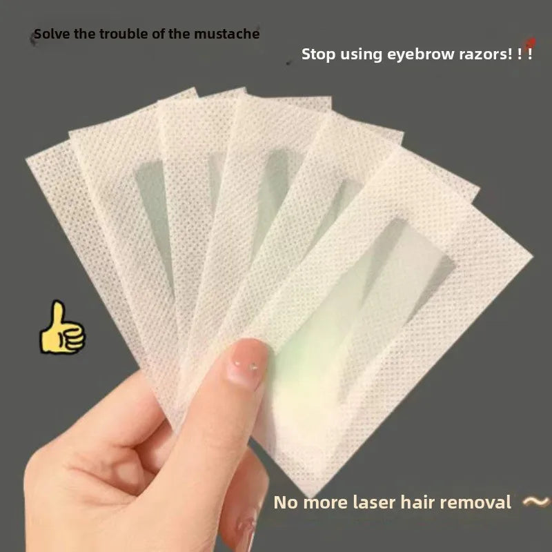 10/20Pcs Wax Strips Hair Removal Kit With Moisturizing After Wax Wipes Cooling Soothing Body Waxing For Women Men