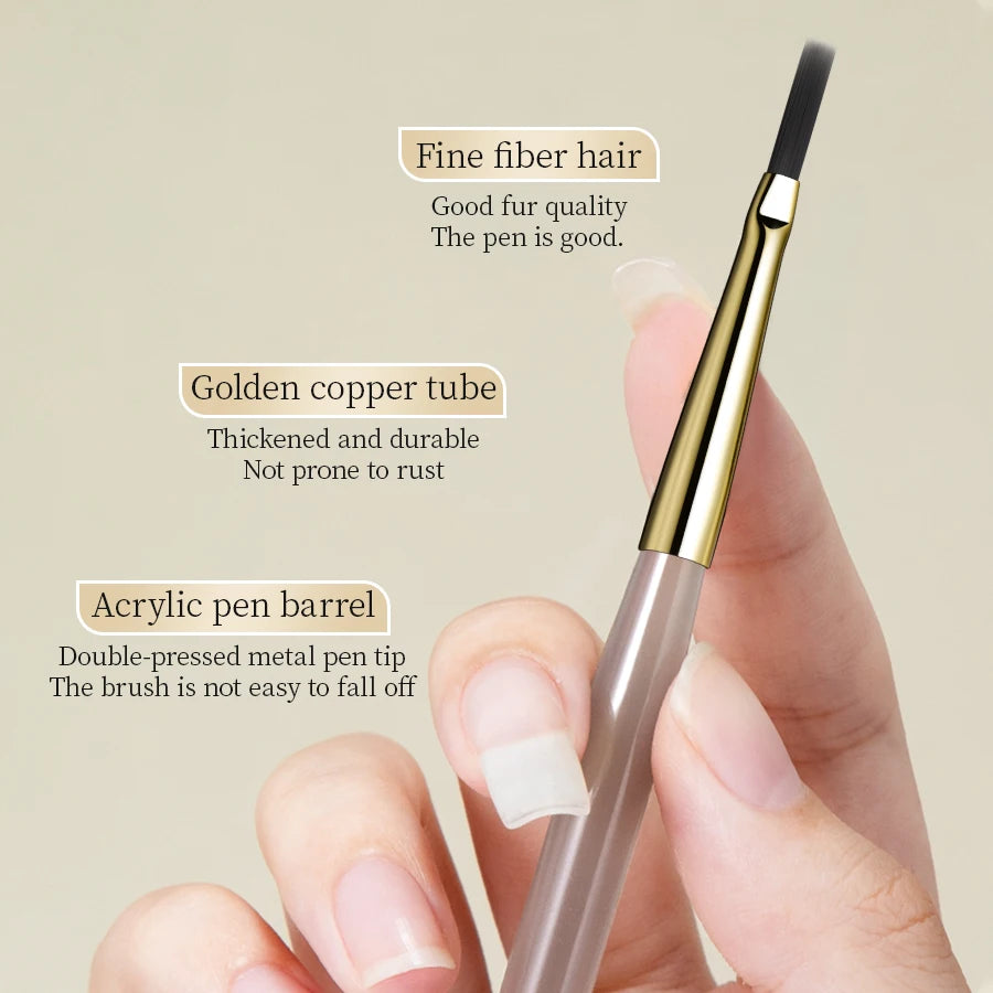 RSNAIL Nail Art Brush Checker Nail Drawing Painting Line Brush Nail Art Tool Acrylic Painting Brushes DIY Design Manicure Tools