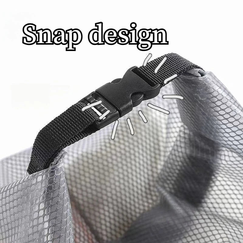 Waterproof Cosmetic Storage Bag with Buckle Portable Swimwear Organizer for Fitness Travel Swimming Drifting Outdoor Sports